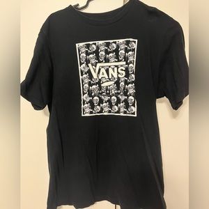 ⭐️2 for $15⭐️ Vans Graphic T-Shirt - Glow in the Dark Print - Black - Size XL